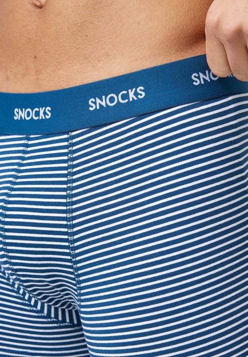 Immagine prodotto Snocks Boxershorts mit Streifen (S, confezione da 6)