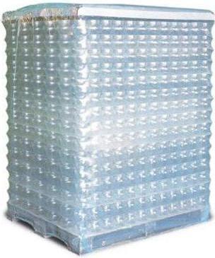 Immagine prodotto Transpak Cofano termoretraibile dimensioni 1250+1000x2475mm spessore 125µ PE soffietto trasparente (25 Pezzo/i)