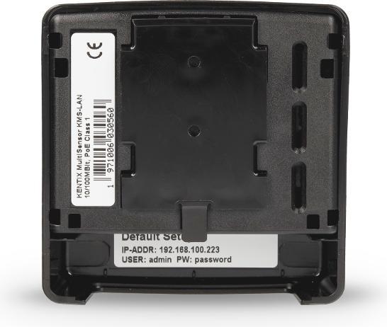 Immagine prodotto Kentix MultiSensor-ROOM mit Funk und Batterieversorgung, schwarz