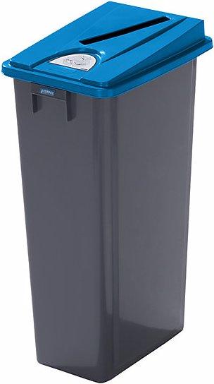 Image du produit Probbax Collecteur de tri en plastique, capacité 80 l, fente de dépôt, pictogrammes de (80 l)