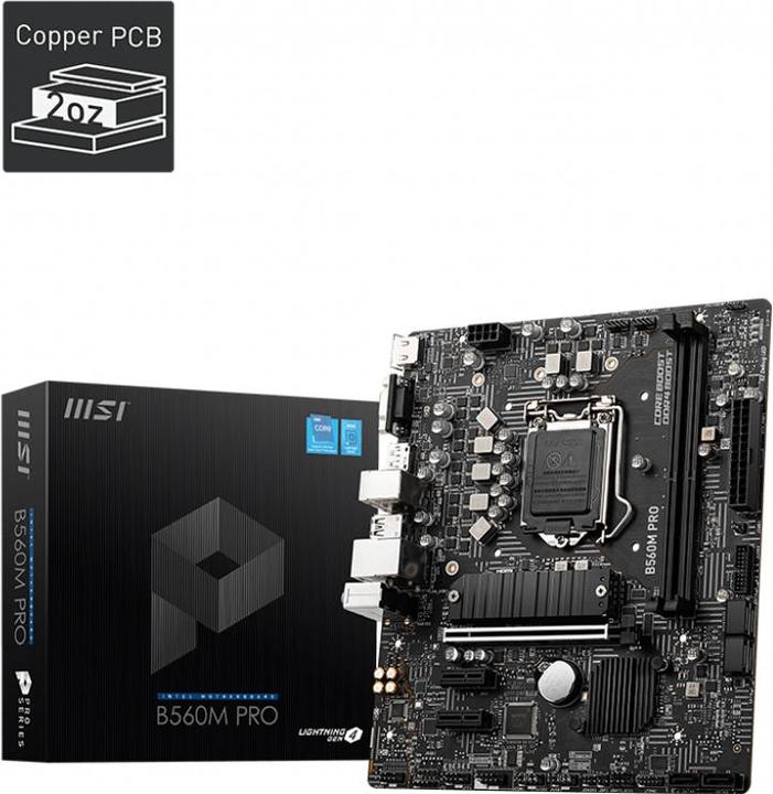 Produktbild MSI B560M-A Pro (LGA 1200, Intel B560, mATX)