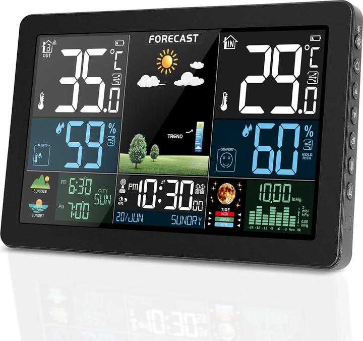 Voksun Funk-Wetterstation mit Aussensensor