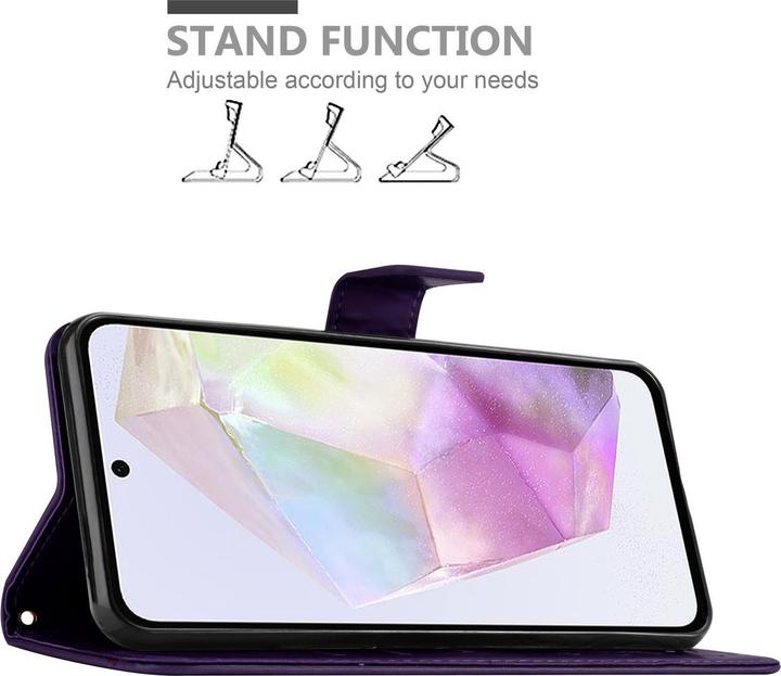 Immagine prodotto Cadorabo Cover per Samsung Galaxy A35 con motivo floreale (Samsung Galaxy A35)