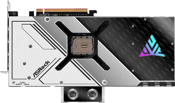 Image du produit AsRock Carte graphique Radeon RX 7900 XTX Aqua OC - 24 Go GDDR6, HDMI, 3x DP (24 Go)