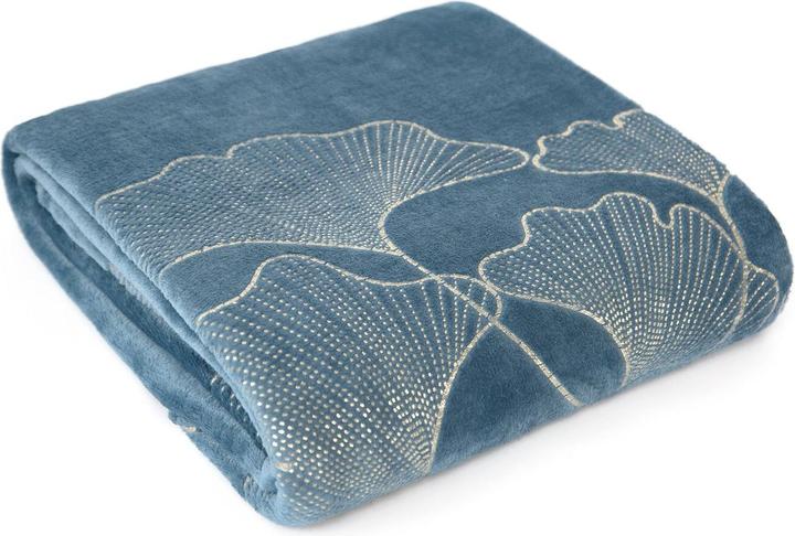 Actual product image Eurofirany KOC / FLA / GINKO 150X200 BLUE (150 x 200 cm)