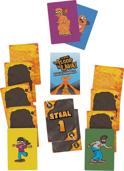 Actual product image Goliath Toys The Floor Is Lava Card Game (English)