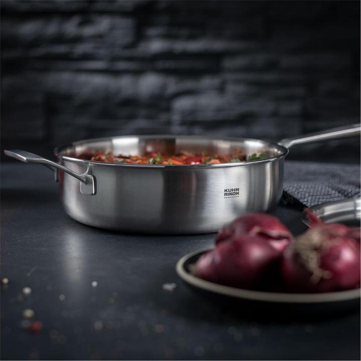 Actual product image Kuhn Rikon CULINARY FIVEPLY Sauté Pan uncoated Ø 28 cm (28 cm, Frying pan)