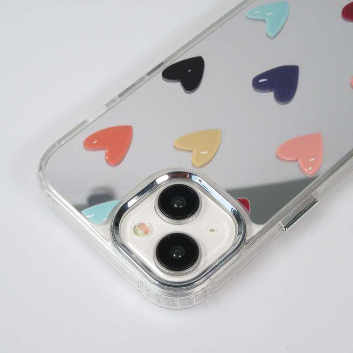 Produktbild PhoneLook Hülle es Silikon Many Hearts mit Spiegeleffekt (Apple iPhone 14)