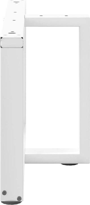 Immagine prodotto VidaXL Gambe per tavolino a T 2 pezzi Bianco 70x25x(42-43) cm Gamba del tavolo in acciaio