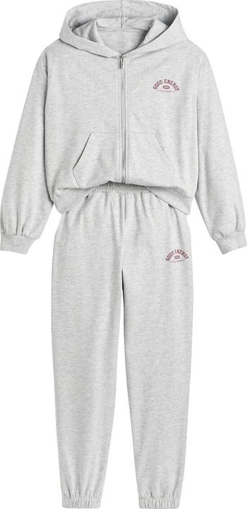 Produktbild La Redoute Collections 2-teiliges Set aus Kapuzensweatjacke und Hose (102)