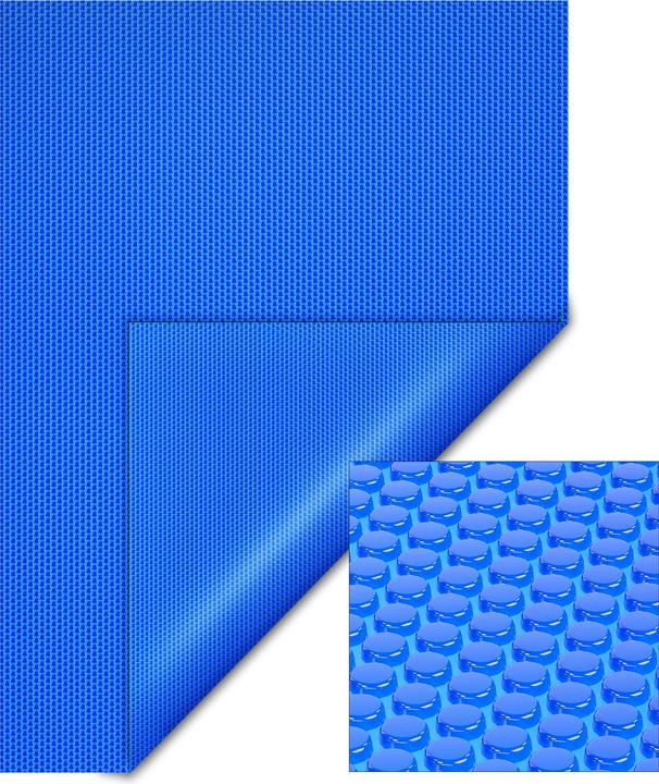 Image du produit Wiltec Pool Solarfolie 4x6m Poolabdeckung Solarplane Poolheizung 120µ