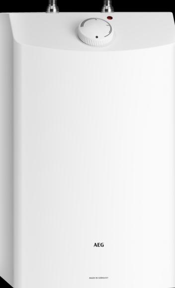 Actual product image AEG Haustechnik DKu 10 pressure-resistant small cylinder, 10 litres, 2 kW, for 2 taps, with plug, under-counter