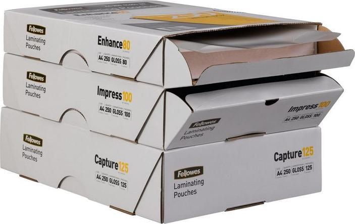 Produktbild Fellowes Capture 125 (A4, 250 Stück, 125 µm)