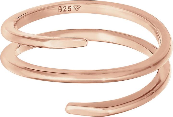 Actual product image Elli Geo, Twisted, Wrap Ring (54, 925 Silver)