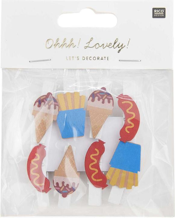 Immagine prodotto Rico Design Decorazione clip snack 8 pezzi