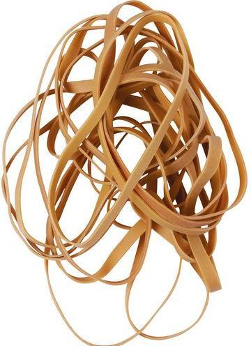Produktbild Office Depot Gummibänder 6 mm 100 mm Beige 500 g (1 Stk.)