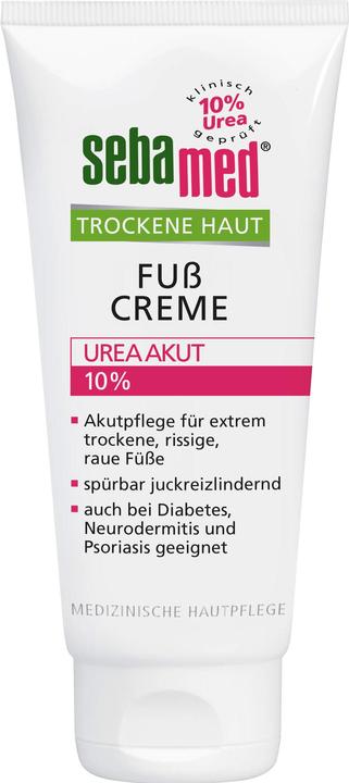 Actual product image Sebamed Sebmed, Foot Cream 10% Urea, 100 ml (Foot cream & foot gel, 100 ml)