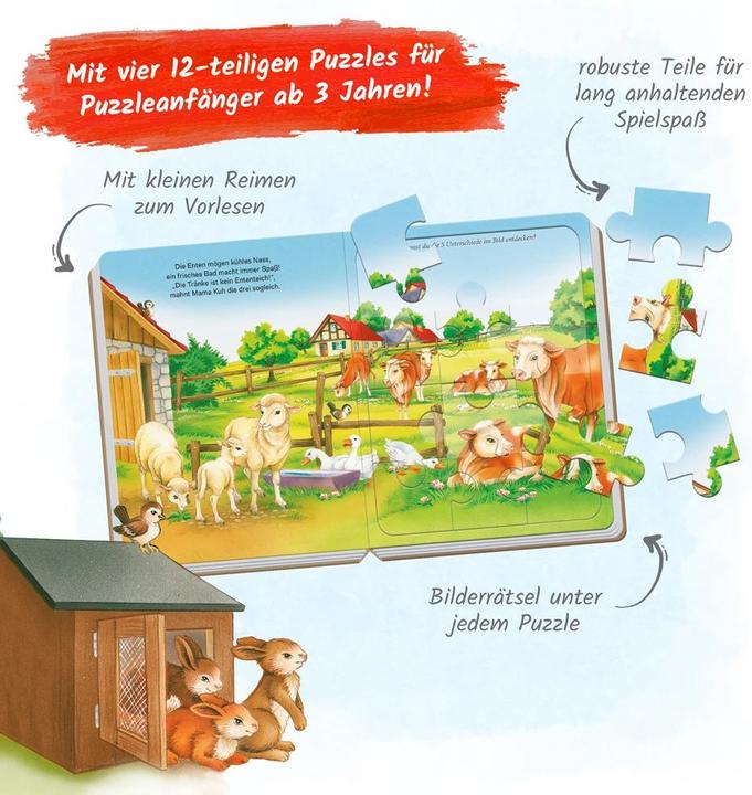Produktbild Trötsch Verlag GmbH & Co. KG Puzzlebuch Bauernhof