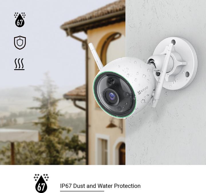 Produktbild EZVIZ C3N IP-Sicherheitskamera Outdoor Geschoss Decke/Wand 1920 x 1080 Pixel (1920 x 1080 Pixels)