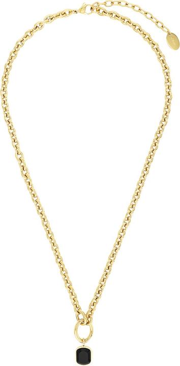 Image du produit S.Oliver Collier pour femme, acier inoxydable, agate (Acier inoxydable)