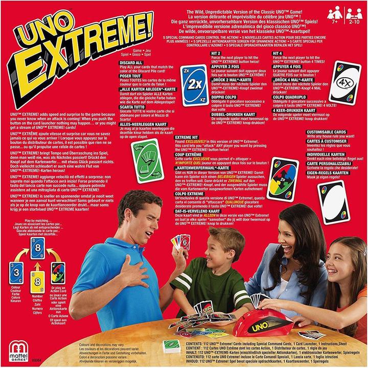 Actual product image Mattel Games UNO extremes (German)