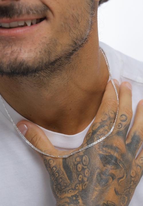Actual product image Kuzzoi Basic chain (925 sterling silver, 55 cm)