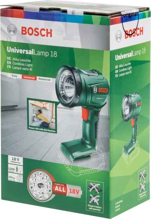 Produktbild Bosch Home & Garden UniversalLamp 18 (100 lm)