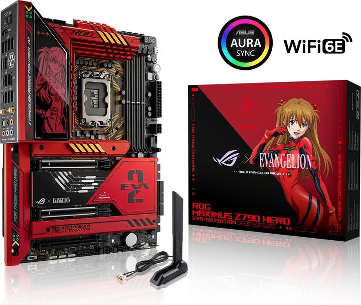 Image du produit ASUS ROG Maximus Z790 Hero EVA-02 Edition (LGA 1700, Intel Z790, ATX)
