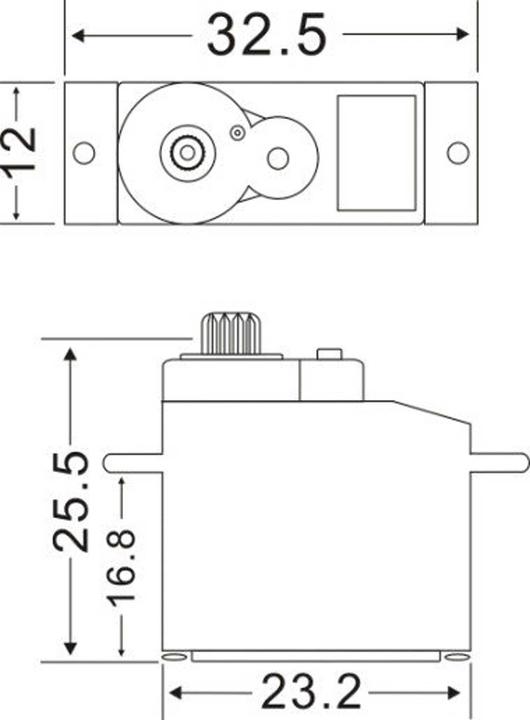 Actual product image Pichler Master DS 2312 MG Servos