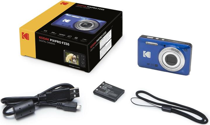 Produktbild Kodak Pixpro FZ55 (5.1 - 25.5 mm, 16 Mpx, 1/2,3'')
