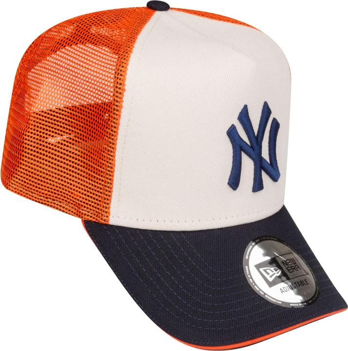 Produktbild New Era A-Frame Trucker Cap - New York Yankees beige navy