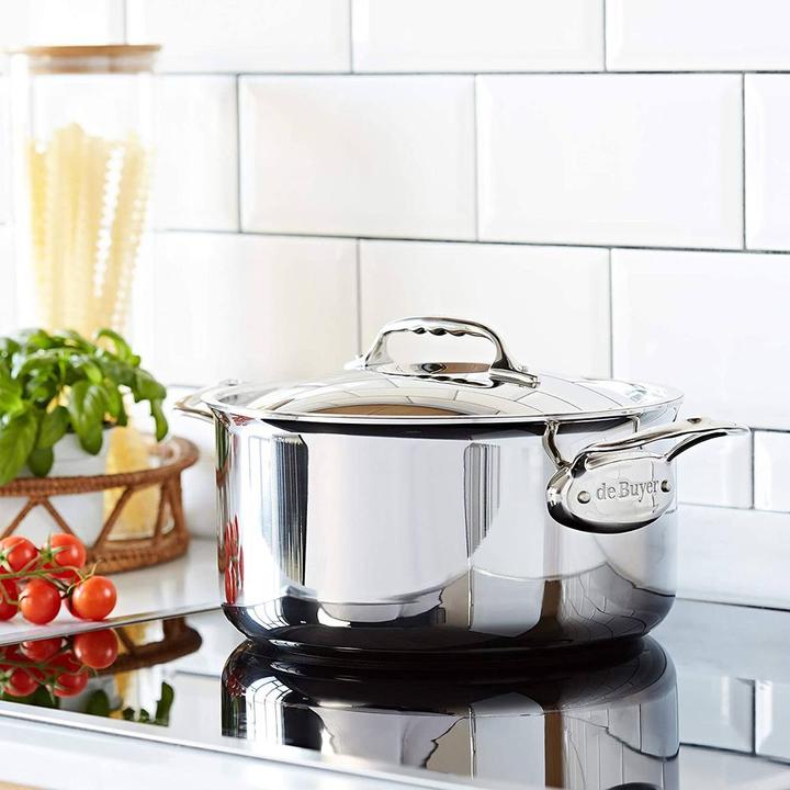 Actual product image de Buyer Affinity frying pan (24 cm, Casserole + Stewpot, Stainless steel)