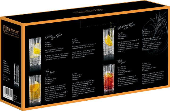 Actual product image Nachtmann square (4.45 dl, 4 x, Long drink glasses)