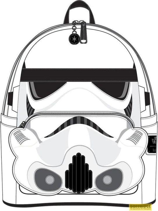 Actual product image Loungefly Star Wars by backpack Stormtrooper