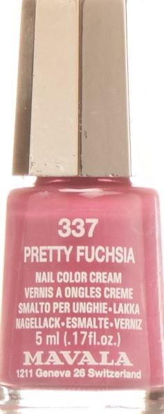 Actual product image Mavala Mini Colour's nail polish (Pretty Fuchsia, Gel-Effect Nail Polish)