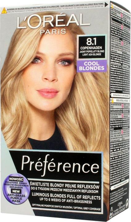 L'Oréal Paris L'Oreal - Recital Preference Hair Dye 8.1 Wbis Copenhague (8.1 Wbis Copenhague)