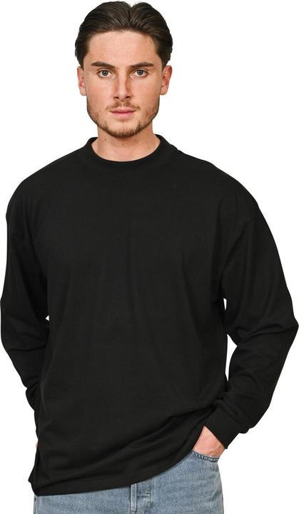 Actual product image Casual Classics Unisex Adult Combed Ringspun Cotton Extended Neckline Oversized Long-Sleeved T-Shirt (XS)
