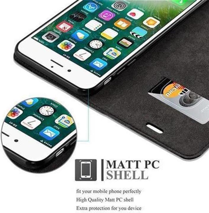 Produktbild Cadorabo Book Invisible Magnet Cover (Apple iPhone 7, Apple iPhone SE (2nd Gen))
