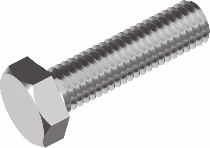 Produktbild Wasi Sechskantschrauben DIN 933 - Edelstahl A2-70 Gewinde bis Kopf M 6x 12 (500 Schrauben pro Stück)