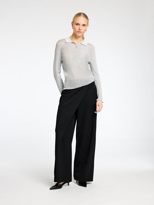 Image du produit Selected Femme Polo métallique à manches longues (L)