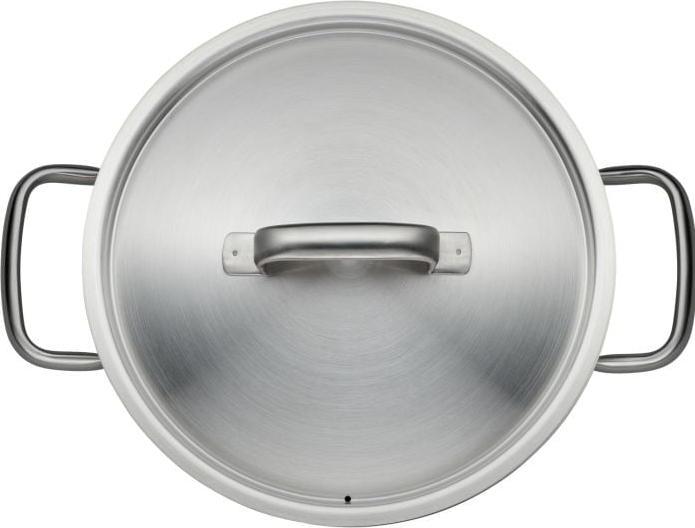 Produktbild WMF Bratentopf GOURMET PLUS Silberfarben (24 cm, Bräter + Schmortopf, Kochtopf, Edelstahl)