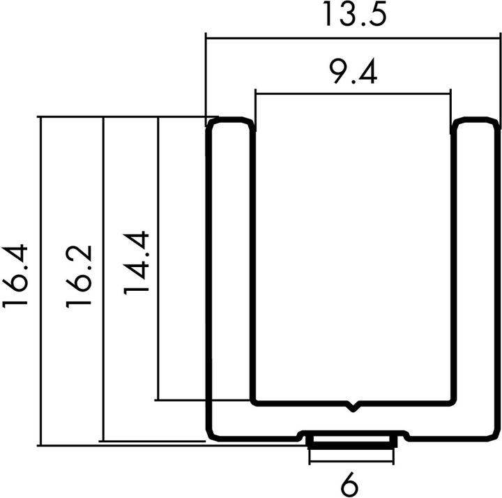 Actual product image Vitris Floor profile Aquant 40