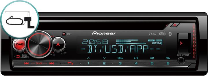 Produktbild Pioneer DEH-S720DAB mit Antenne (Android Auto, Apple Carplay)