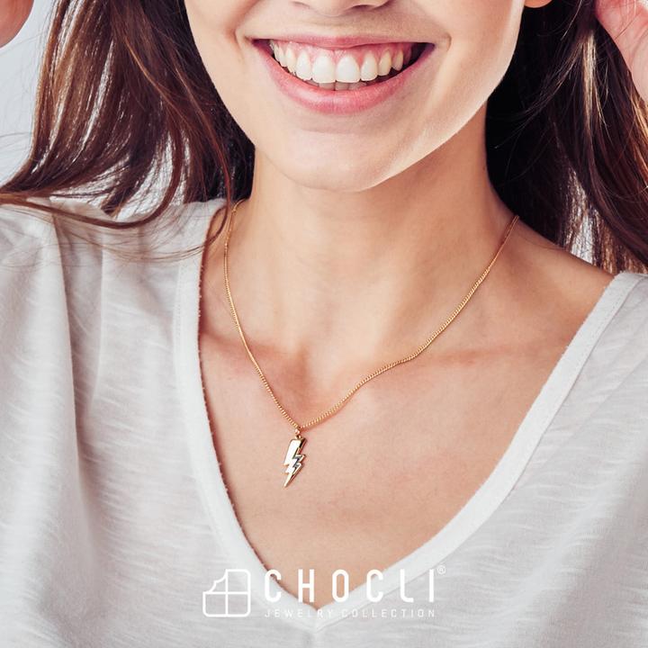 Produktbild MTM Lightning Bolt Necklace (18k Gold, Messing, 43 cm)