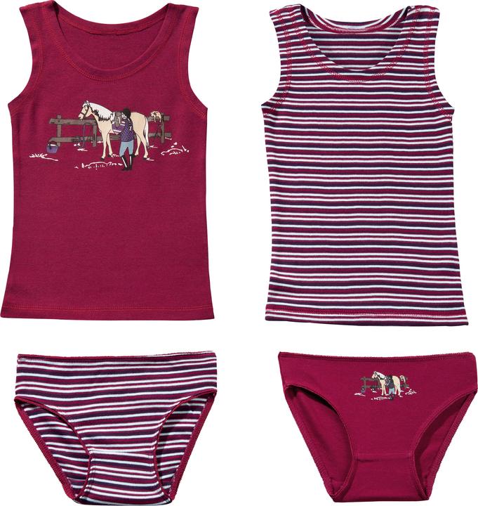Immagine prodotto Erwin Müller Set di biancheria intima per ragazze 4 pezzi. (122, confezione da 4)