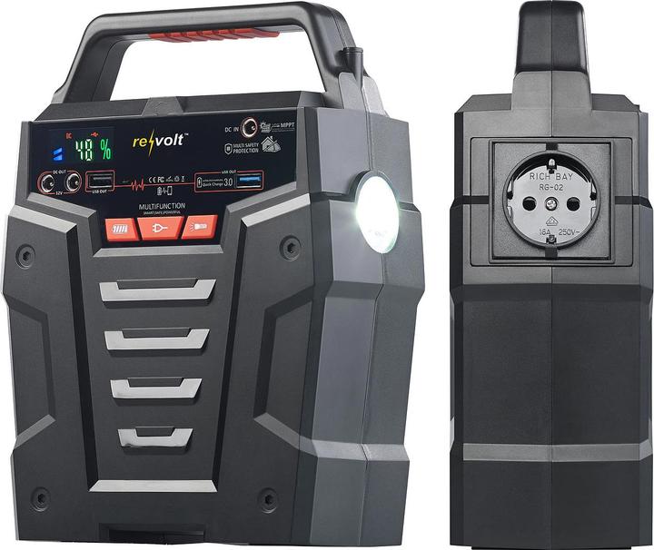 Revolt Powerbank und Solar-Konverter (278 Wh, 2.20 kg)
