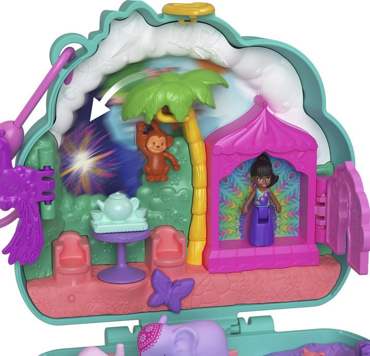 Polly Pocket Peacock Garden-Schatulle