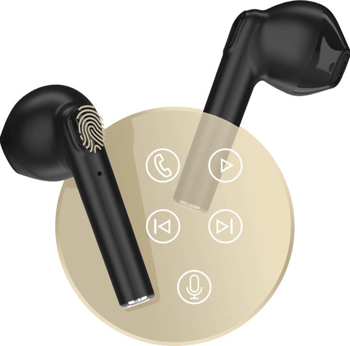Produktbild Akashi Kabelloses Bluetooth 5.0-Headset, 12 Stunden Akkulaufzeit, – Rosa (12 h, Kabellos)