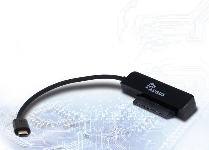Actual product image Delock Inter-Tech USB-C3.1 Converter/Swapper SATA3 6.4cm (2.5") This SATA converter is used to connect e