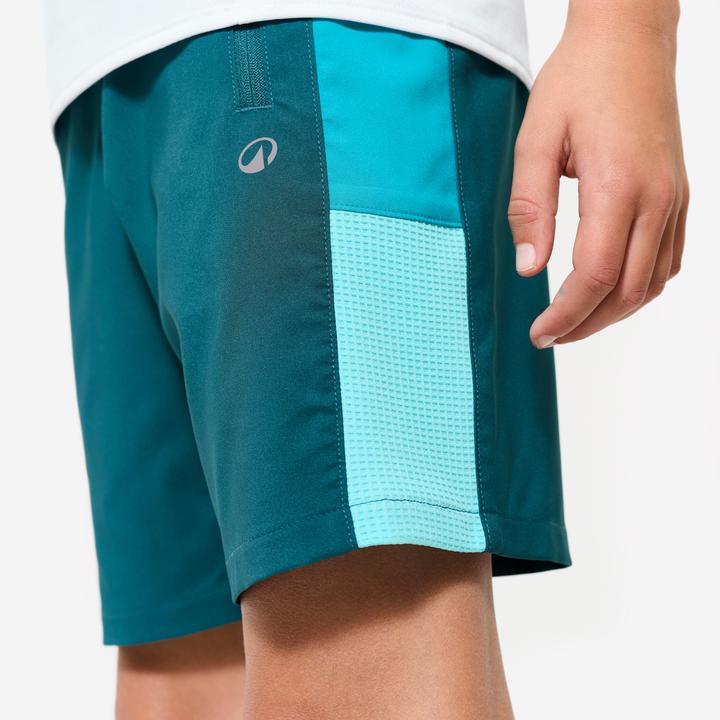 Produktbild Decathlon Shorts Sporthose Kinder atmungsaktiv - grün/türkis (10, 11, 12)
